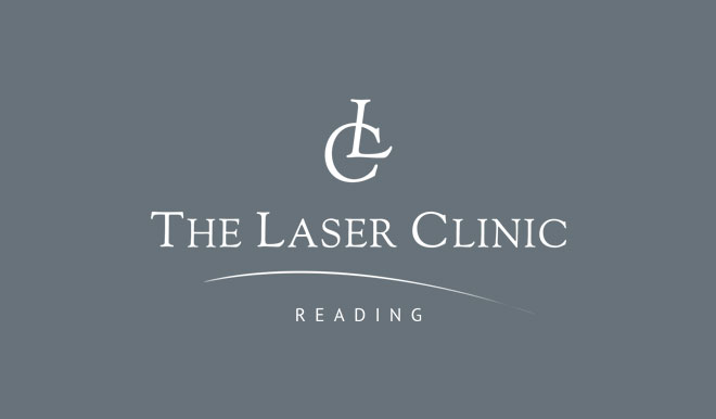 laser clinic reading logo design